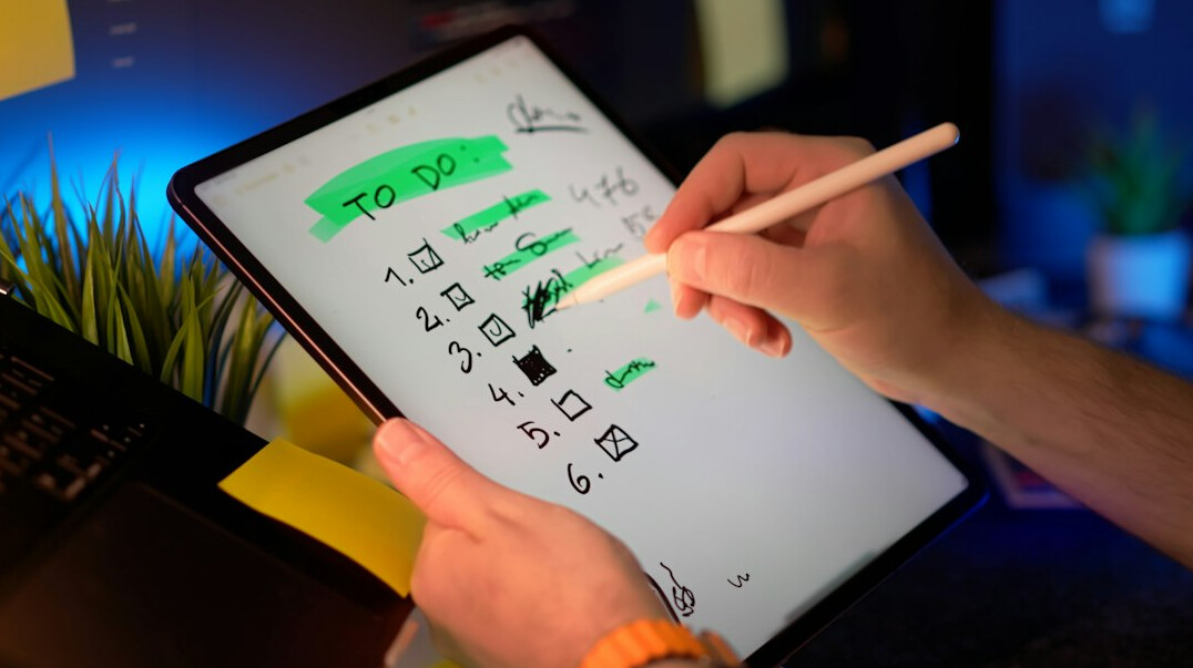 person planning daily tasks