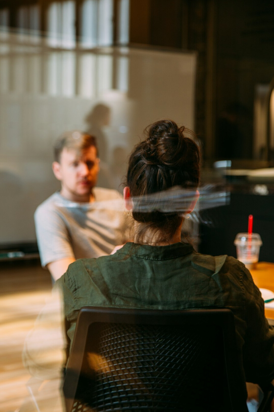 colleagues collaborating in meeting